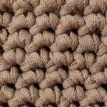 Sac tote bag gris clair fait main confectionné au crochet