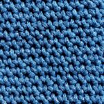 Pochette téléphone bleu jean lurex argenté fait main confectionné au crochet